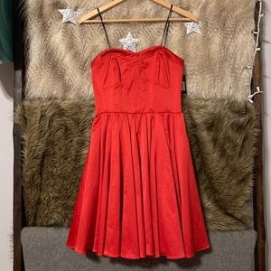 Guess Red Satin Dress
